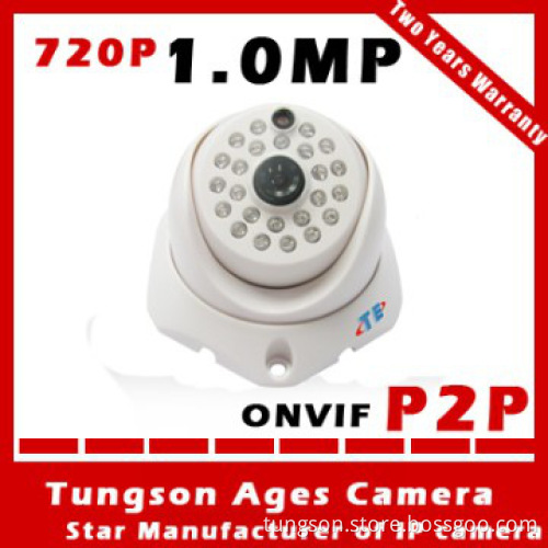 H.264 P2P 1.0 Megapixel IP Camera with IR CUT And 1 LED CCTV Camera